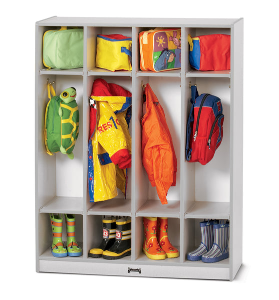 #134 Rainbow Accents® Coat Locker - 4 Sections