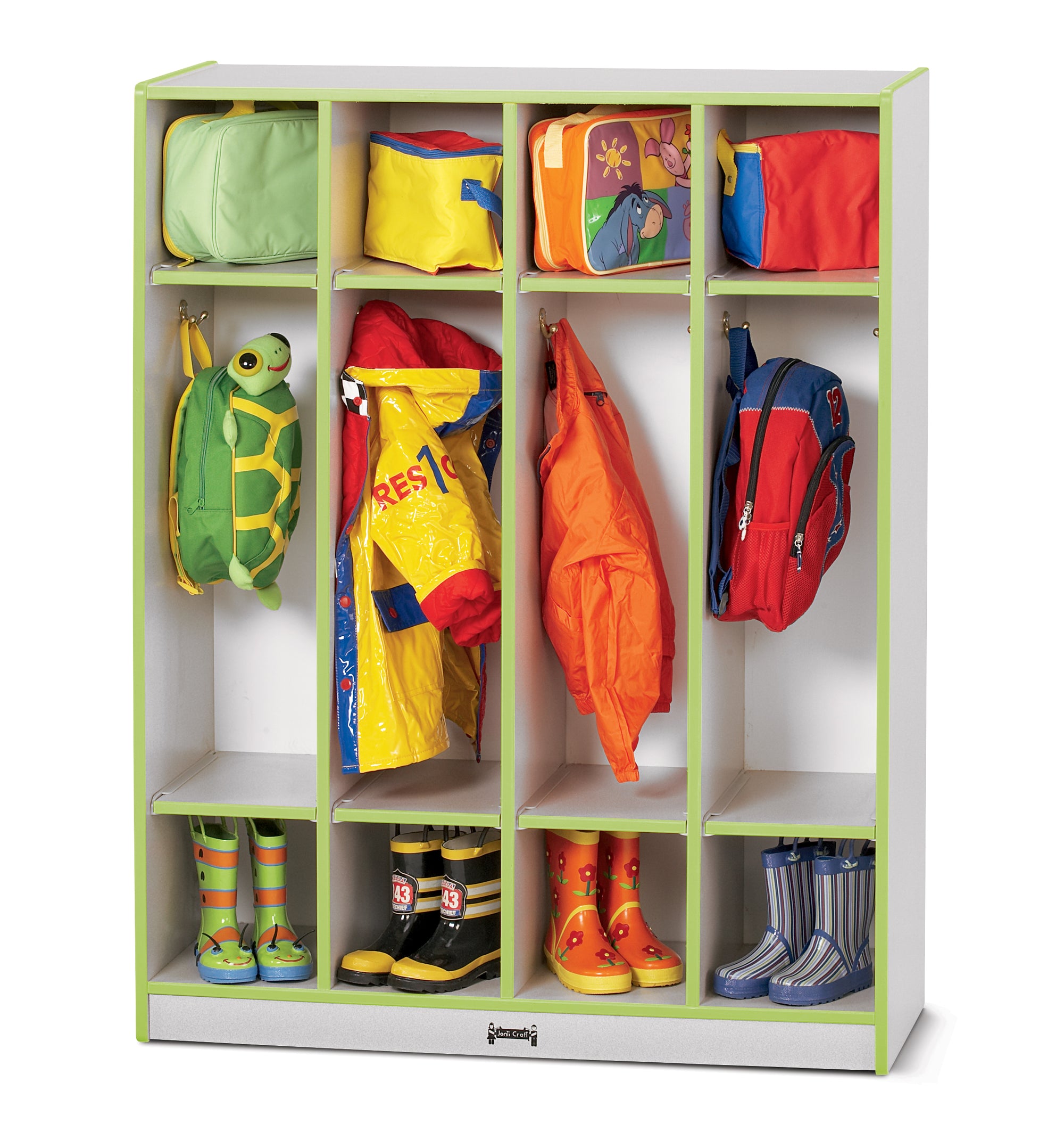 #134 Rainbow Accents® Coat Locker - 4 Sections