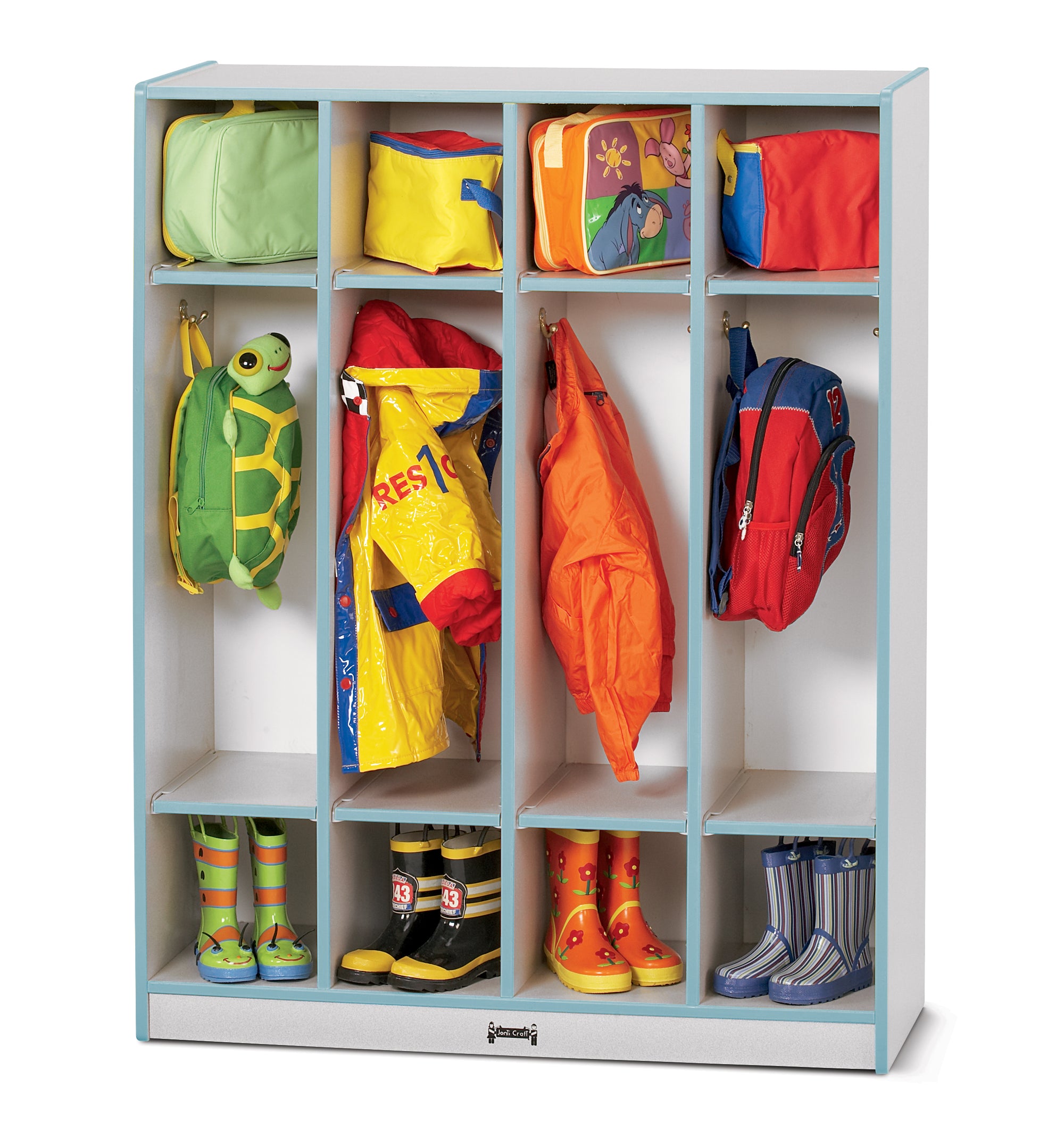 #134 Rainbow Accents® Coat Locker - 4 Sections