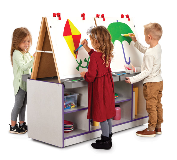 #153 Rainbow Accents® 4 Station Easel