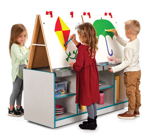 #153 Rainbow Accents® 4 Station Easel