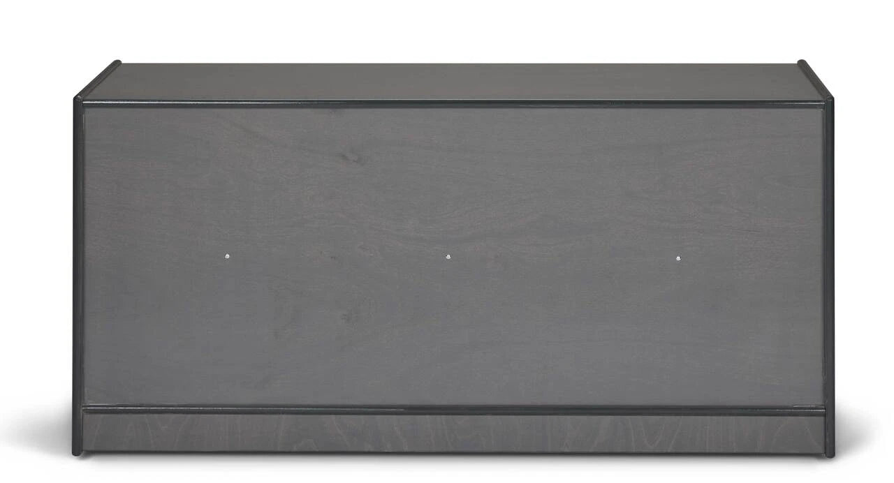 Kids Mobile Wooden Gray Toy Storage Bookshelf