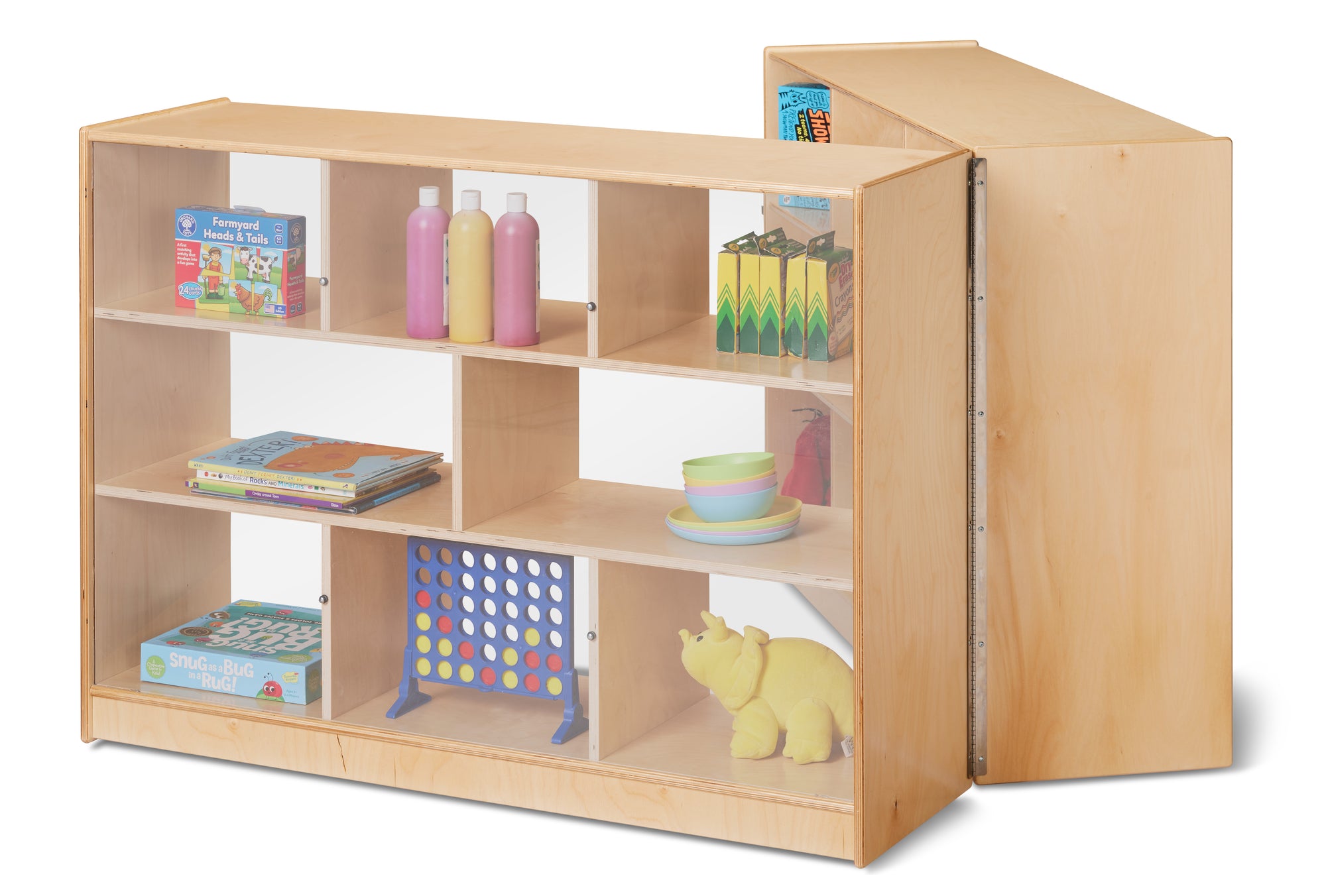 #59697 Jonti-Craft® Móvil plegable de gran tamaño con cierre y parte trasera transparente