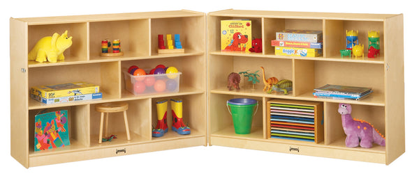 #59698 Jonti-Craft® Super-Sized Mobile Fold-n-Lock - Plywood Back