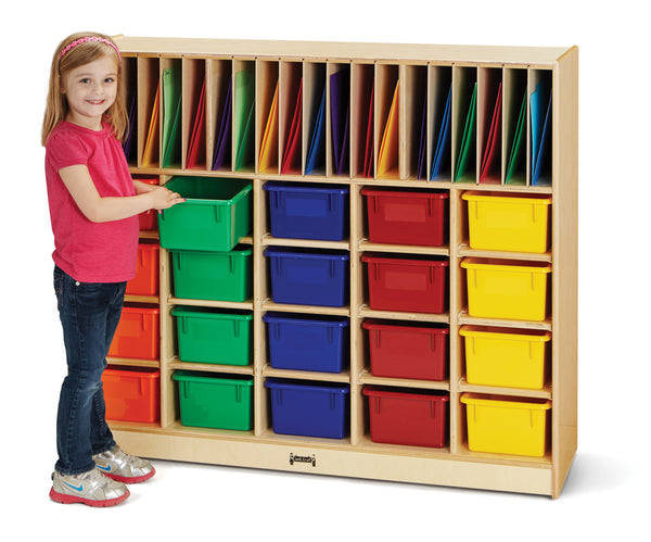 #262 Jonti-Craft® Classroom Organizer - 20 - With Colored Trays