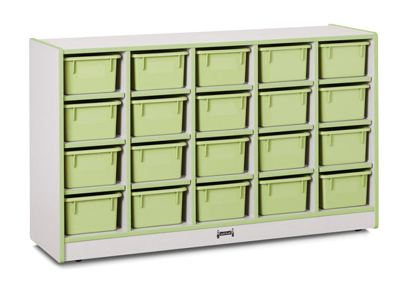 #268 Rainbow Accents® 20 Tray Mobile Cubbie With Trays