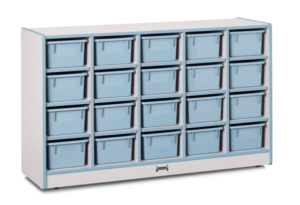 #268 Rainbow Accents® 20 Tray Mobile Cubbie With Trays