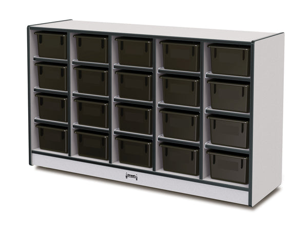 #268 Rainbow Accents® 20 Tray Mobile Cubbie With Trays