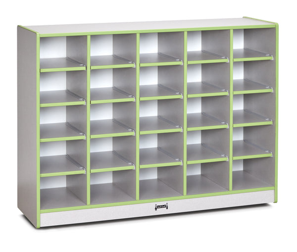 #275 Rainbow Accents® 25 Tray Mobile Cubbie Without Trays