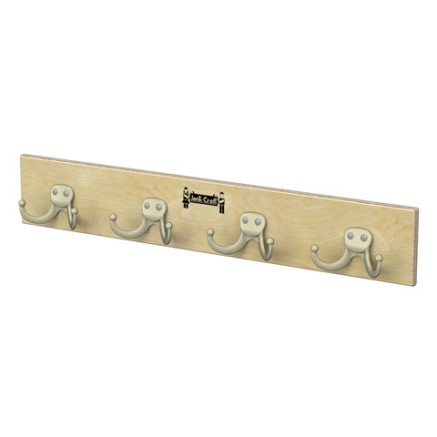 #425 Jonti-Craft® Wall Mount Coat Rail - 4 Hooks