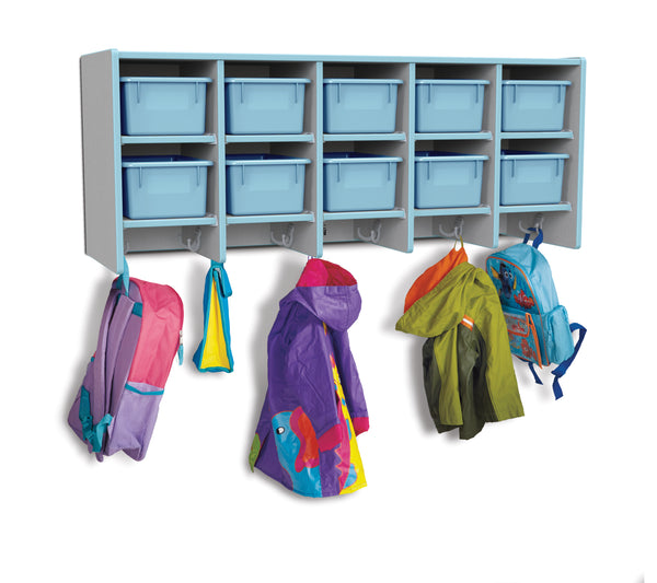 #433 Rainbow Accents® Coat Locker - Large Wall Mount With Trays
