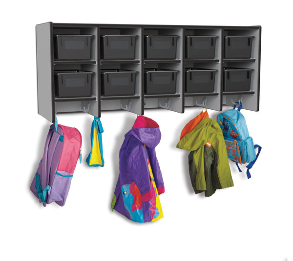 #433 Rainbow Accents® Coat Locker - Large Wall Mount With Trays