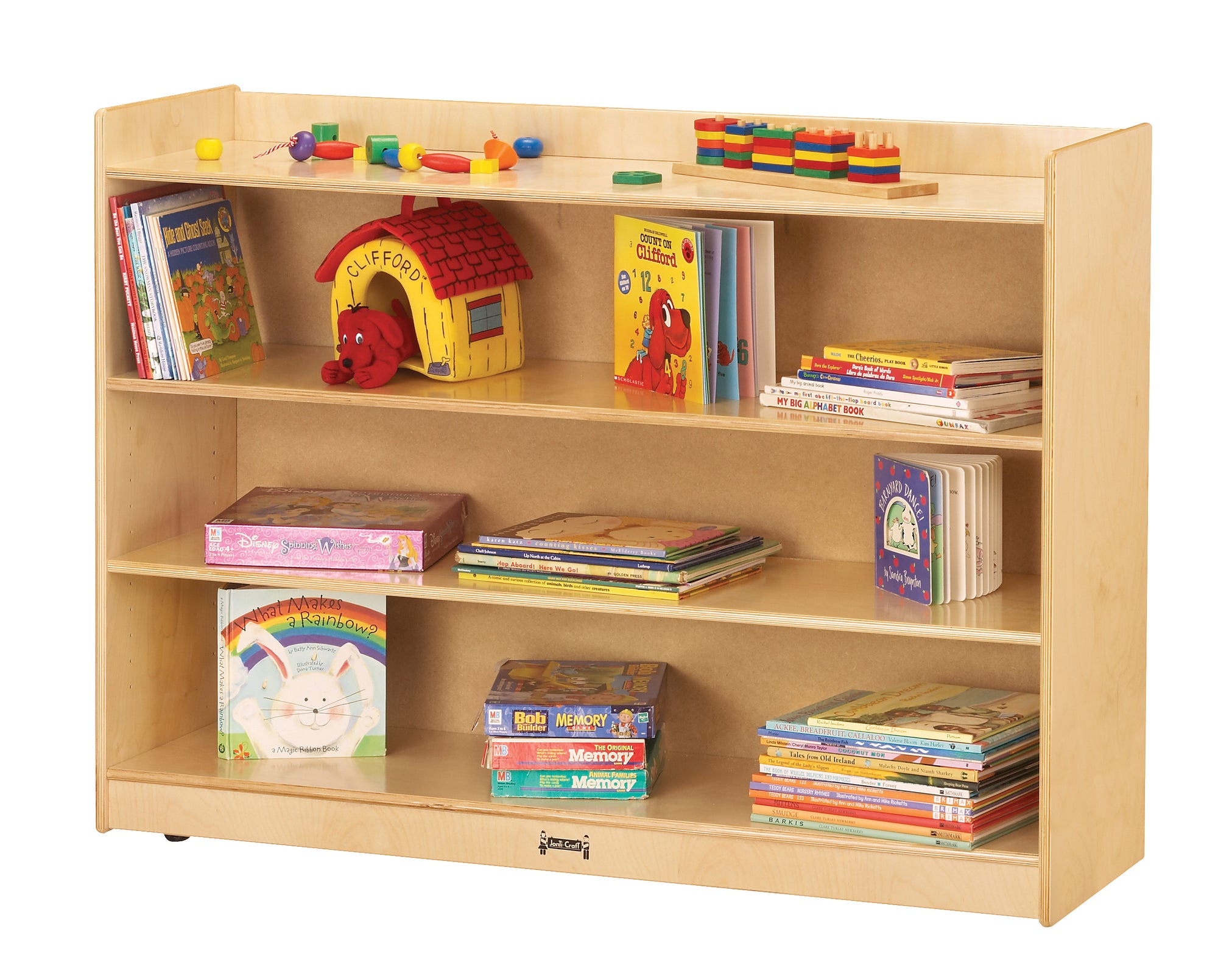 #434 Jonti-Craft® Mobile Bookcase W/Lip