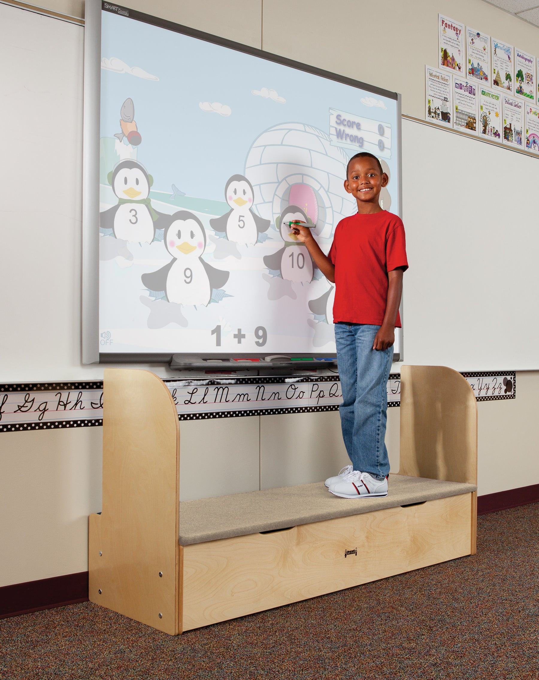 #511 Jonti-Craft® iRise Deluxe IWB Step - 60", 12" Ht