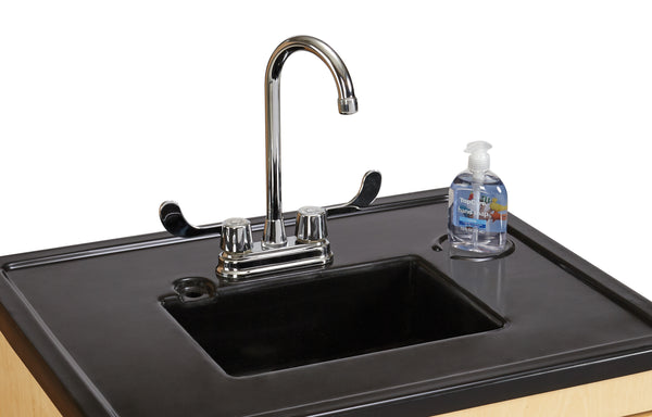 #47576  Clean Hands Helper without Heater - 38" Counter - Plastic Sink