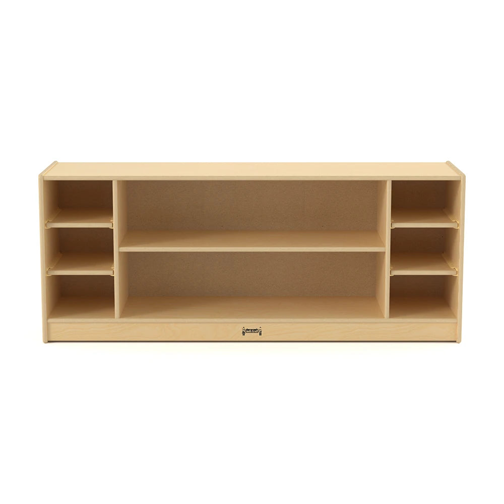 Wooden Combo Bin Toy Storage Bookshelf
