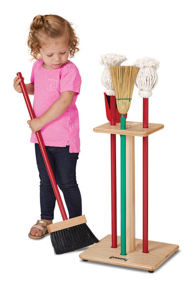 #994 Jonti-Craft® Juego de limpieza para el hogar y estante