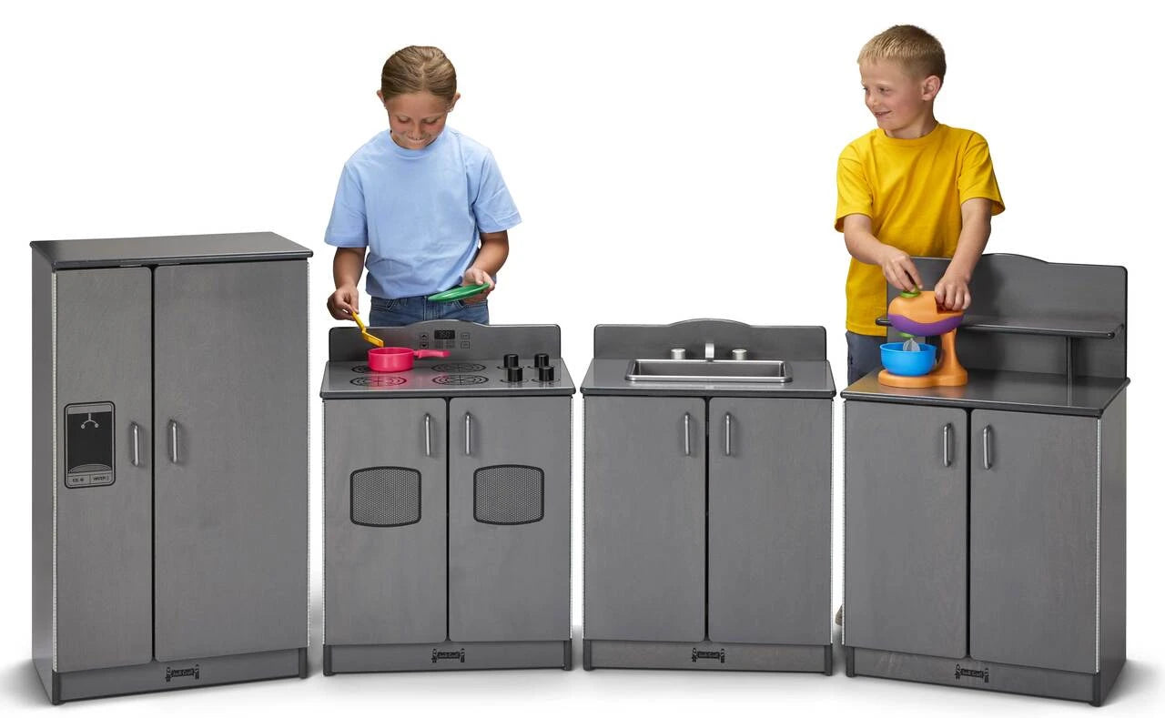 Kids Culinary Gray Play Kitchen 4 Piece Set