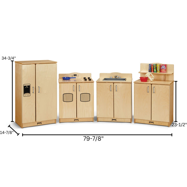 #47596 Jonti-Craft® Culinary Creations School Age Kitchen 4 Piece Set