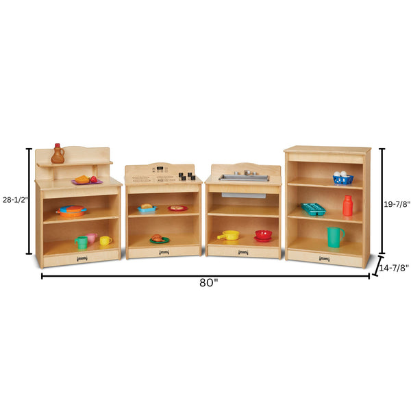 #47609 Jonti-Craft® Toddler Kitchen 4 Piece Set