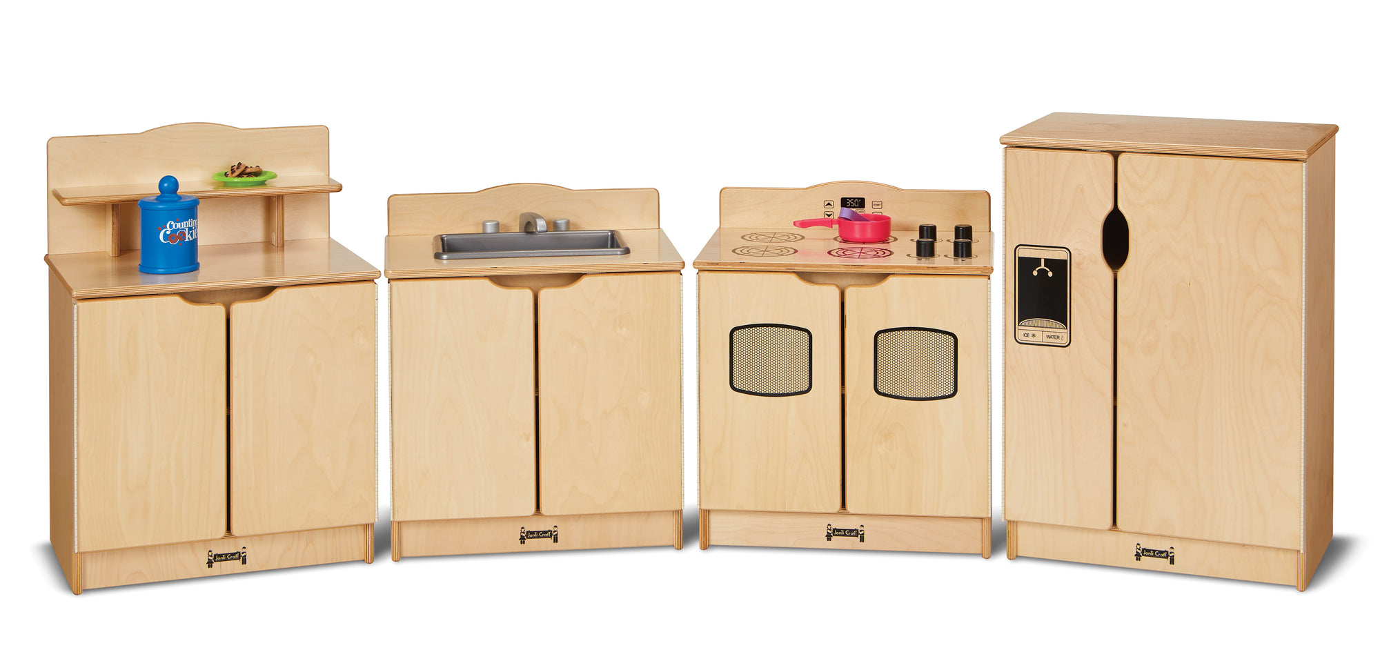 #47615 Jonti-Craft® Toddler Gourmet Kitchen 4 Piece Set