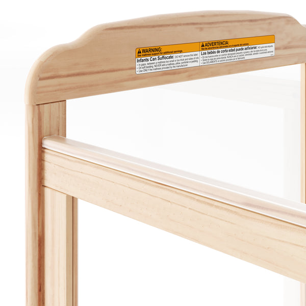 #59879 Compact Serenity® Fixed-Side w/ 4 Clear Sides