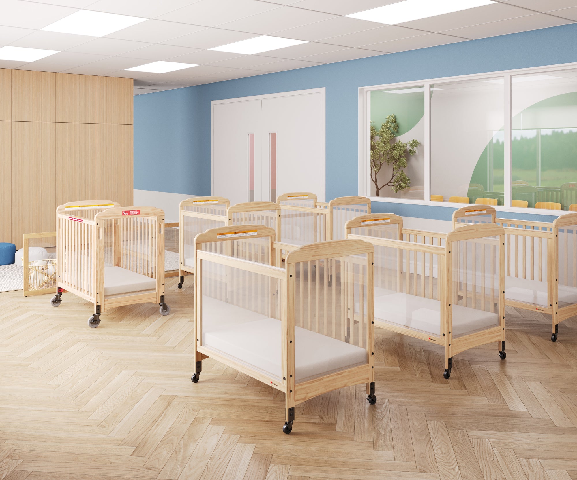 #59878 Compact Serenity® de lados fijos con 3 lados transparentes