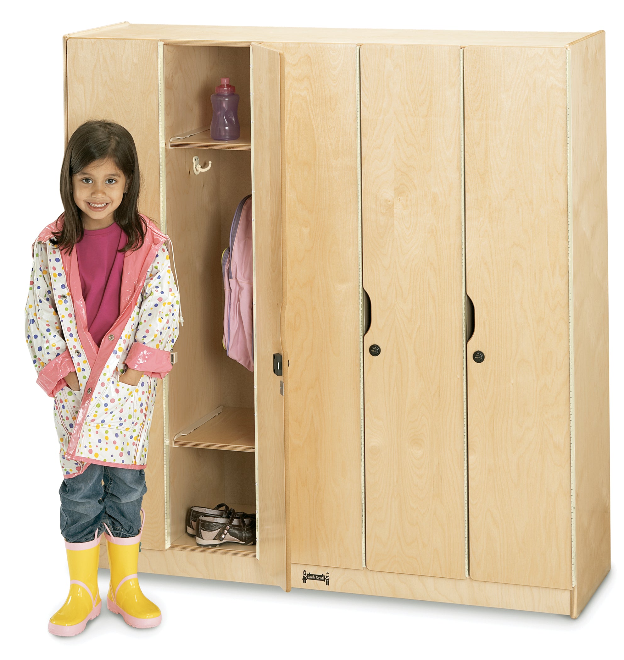 #1033 Jonti-Craft® Lockers With Doors- 5 Sections