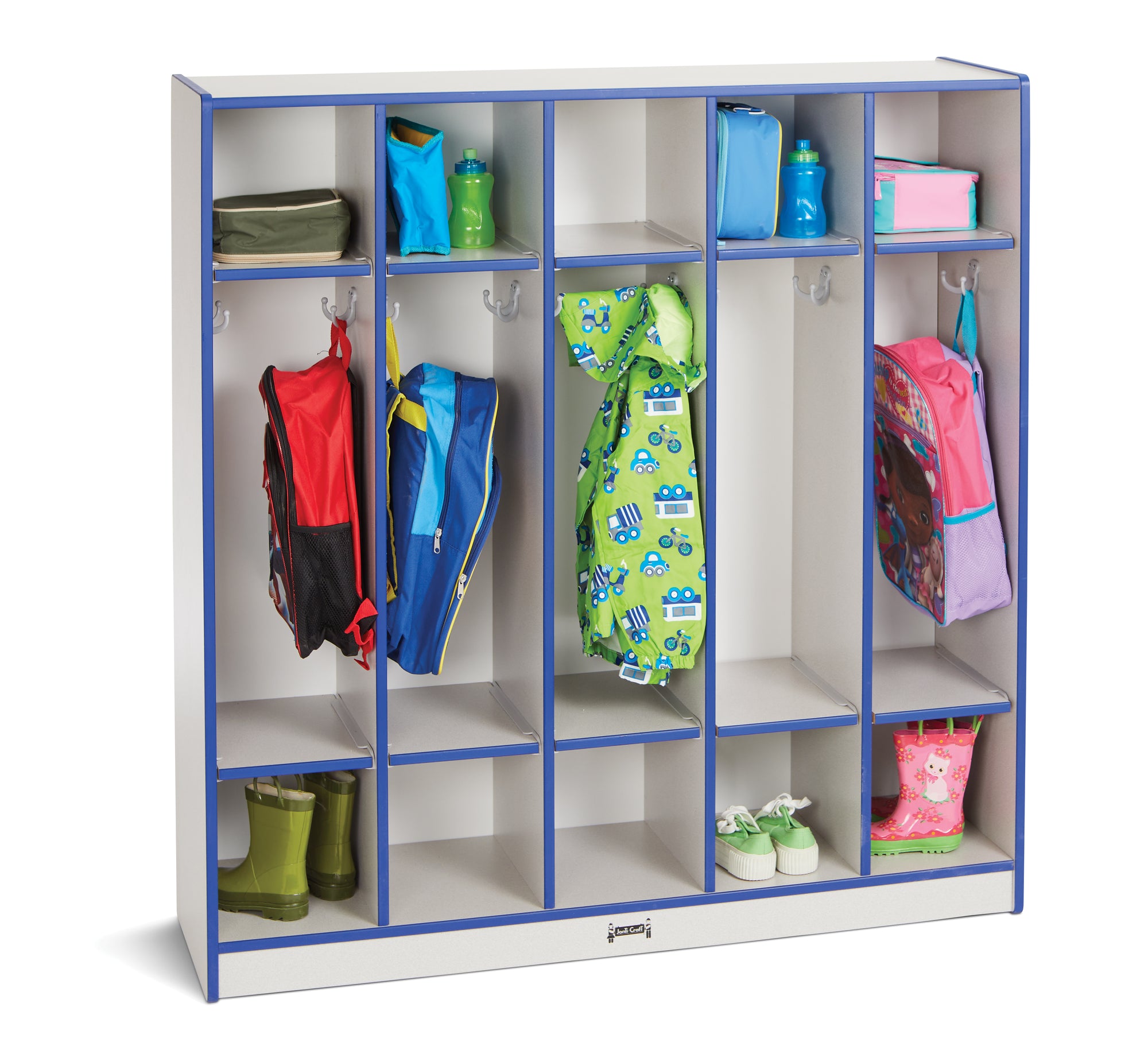 #1041 Rainbow Accents® Coat Locker - 5 Sections