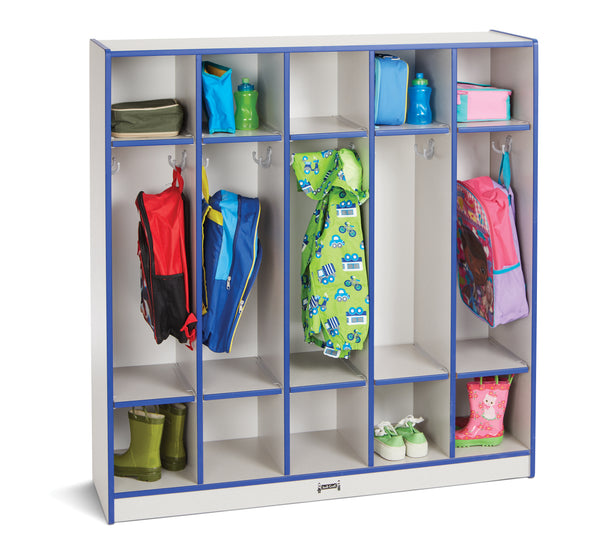 #1041 Rainbow Accents® Coat Locker - 5 Sections