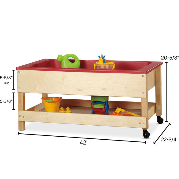 #1070 Jonti-Craft® Sensory Table W/Shelf - Toddler