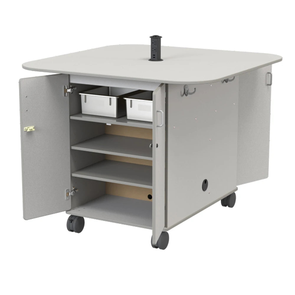 Gray Counter Height Classroom STEM Table