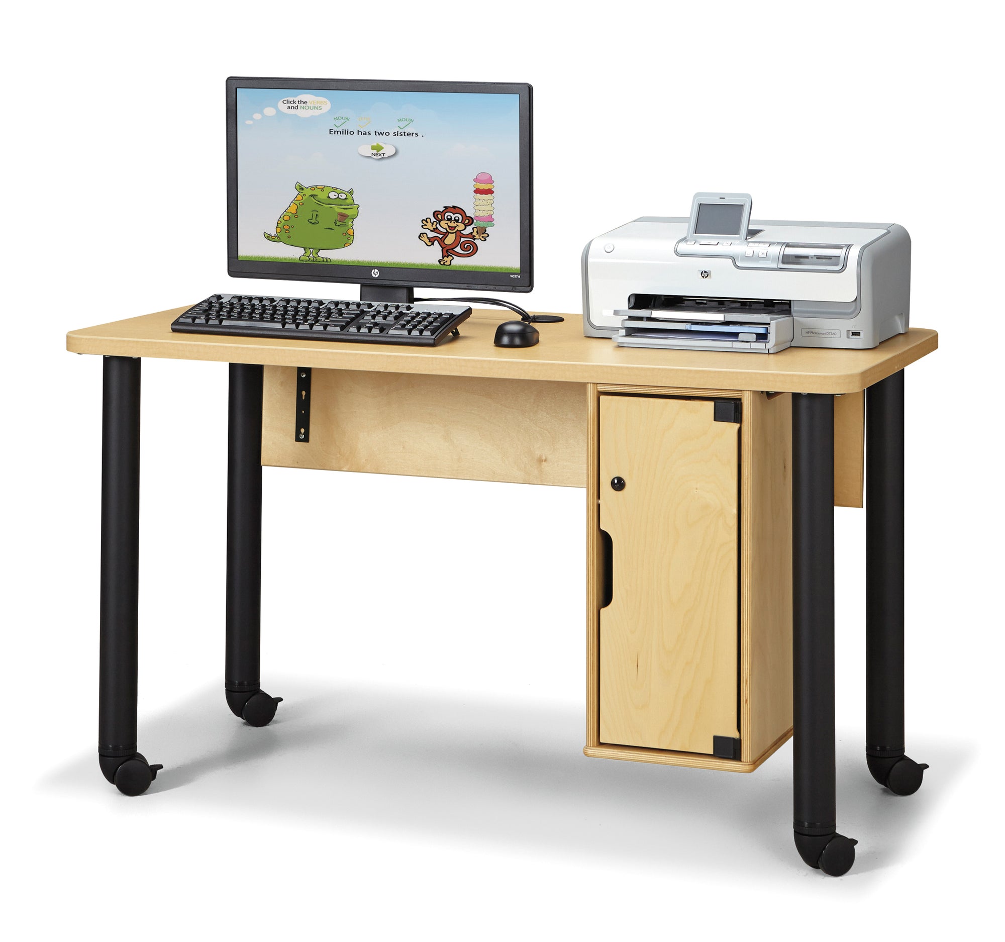 #1109 Jonti-Craft® Single Computer Lab Table