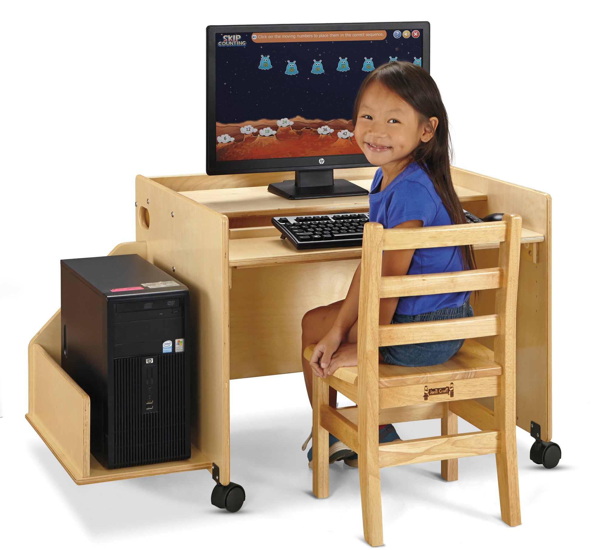 #1141 Jonti-Craft® Enterprise Single Computer Desk