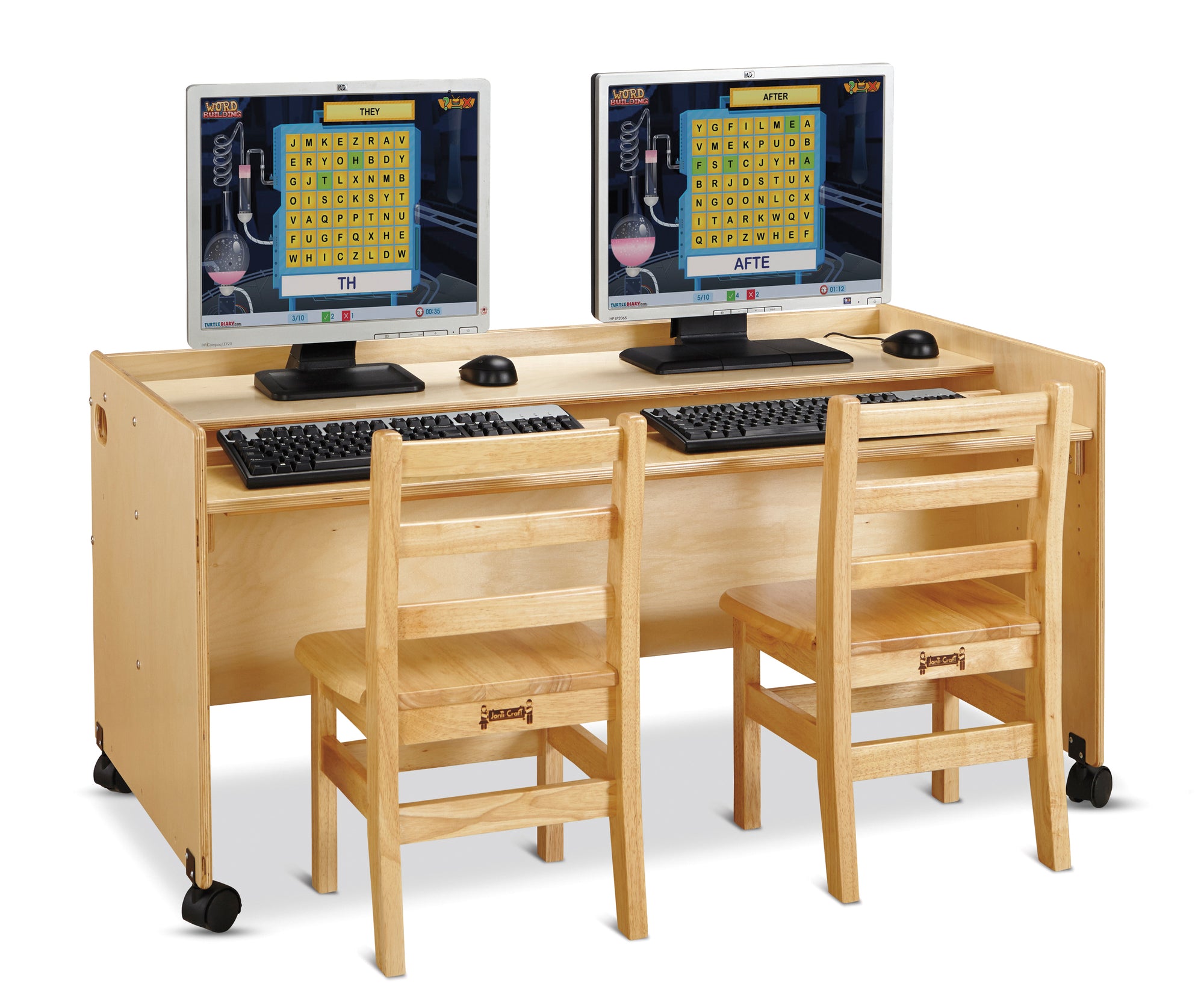 #1143 Jonti-Craft® Enterprise Double Computer Desk