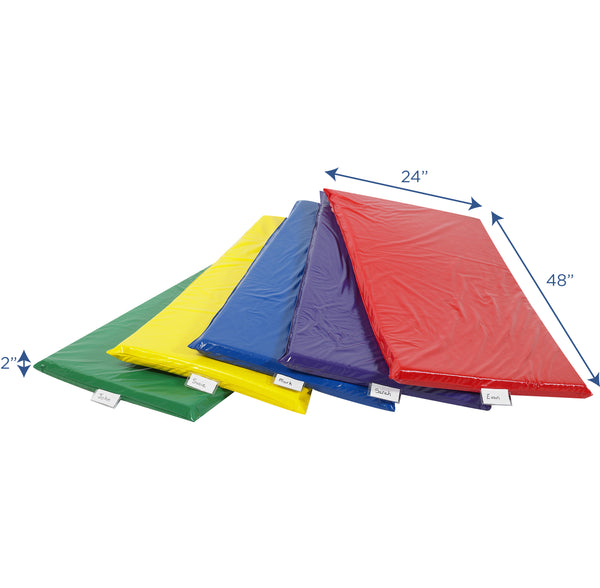 #9279 Rainbow Rest Mats - 2" Thick, Set of all 5 colors