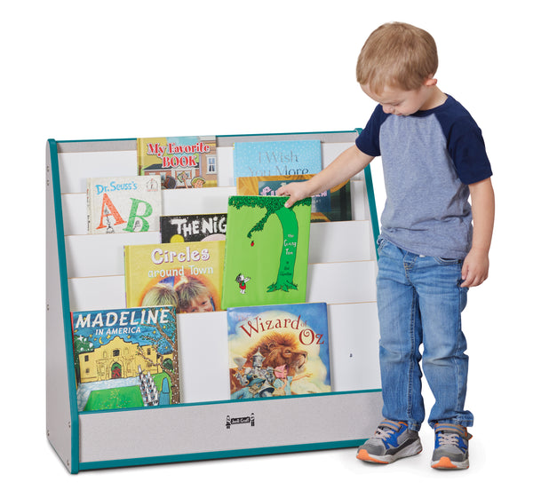 #1170 Rainbow Accents® Flushback Pick-A-Book Stand - 1 Sided