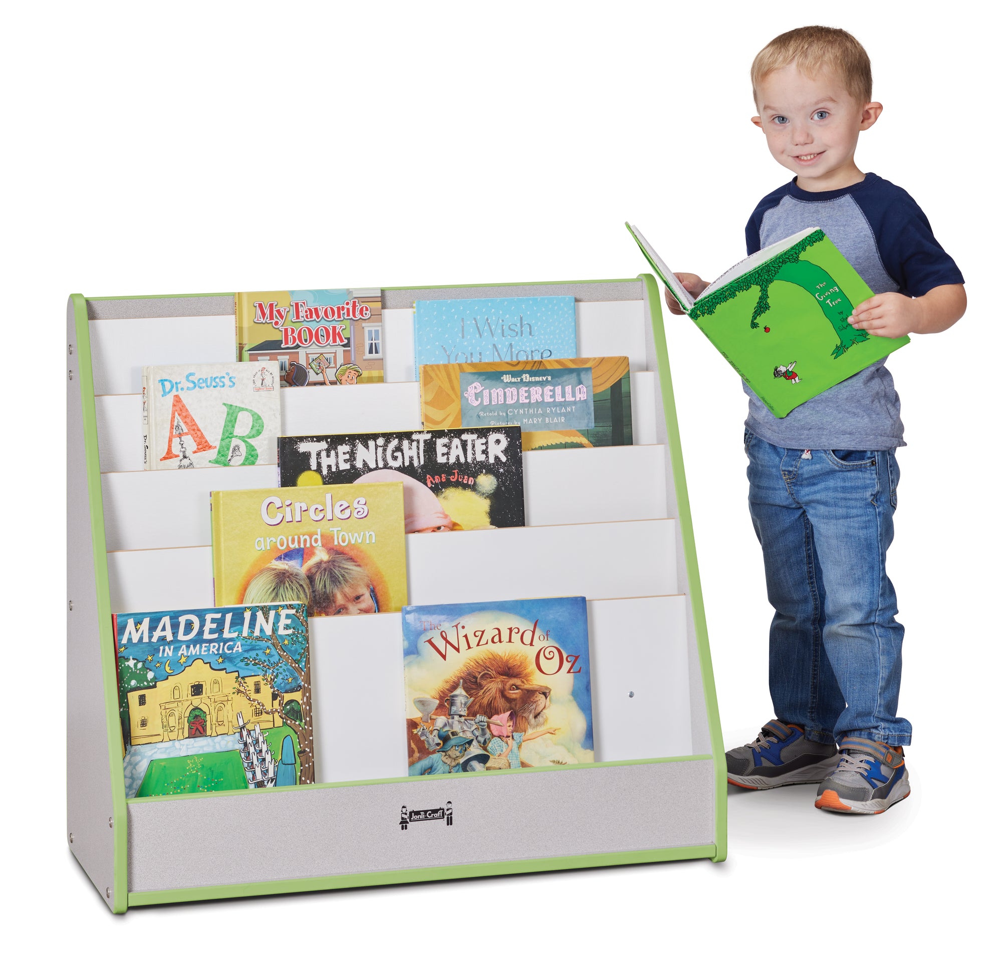 #1170 Rainbow Accents® Flushback Pick-A-Book Stand - 1 Sided