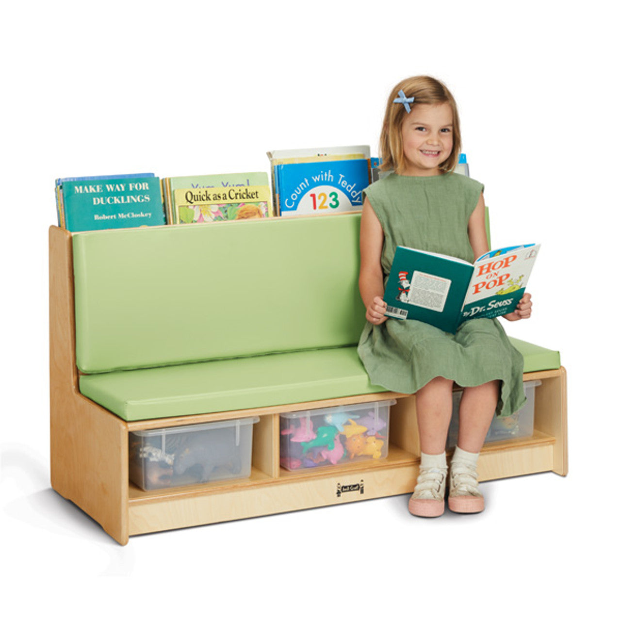 #59785 Jonti-Craft® Literacy Couch - Key Lime