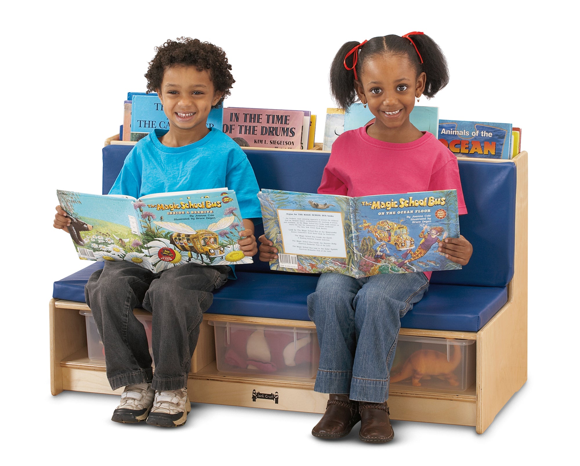 #1182 Jonti-Craft® Literacy Couch - Blue