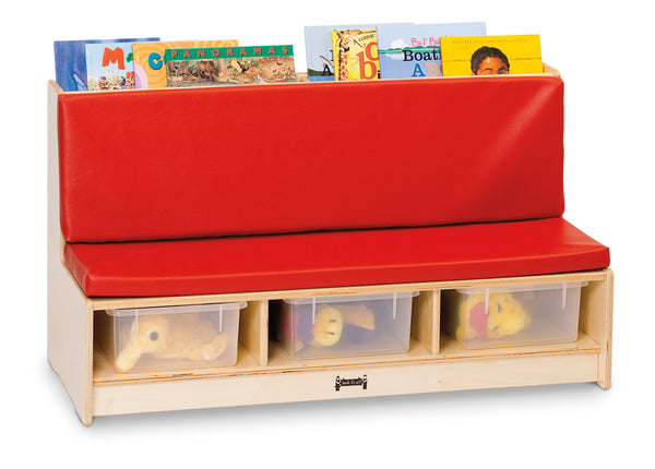 #1183 Jonti-Craft® Literacy Couch - Red