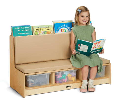 #49029 Jonti-Craft® Literacy Couch - Wheat