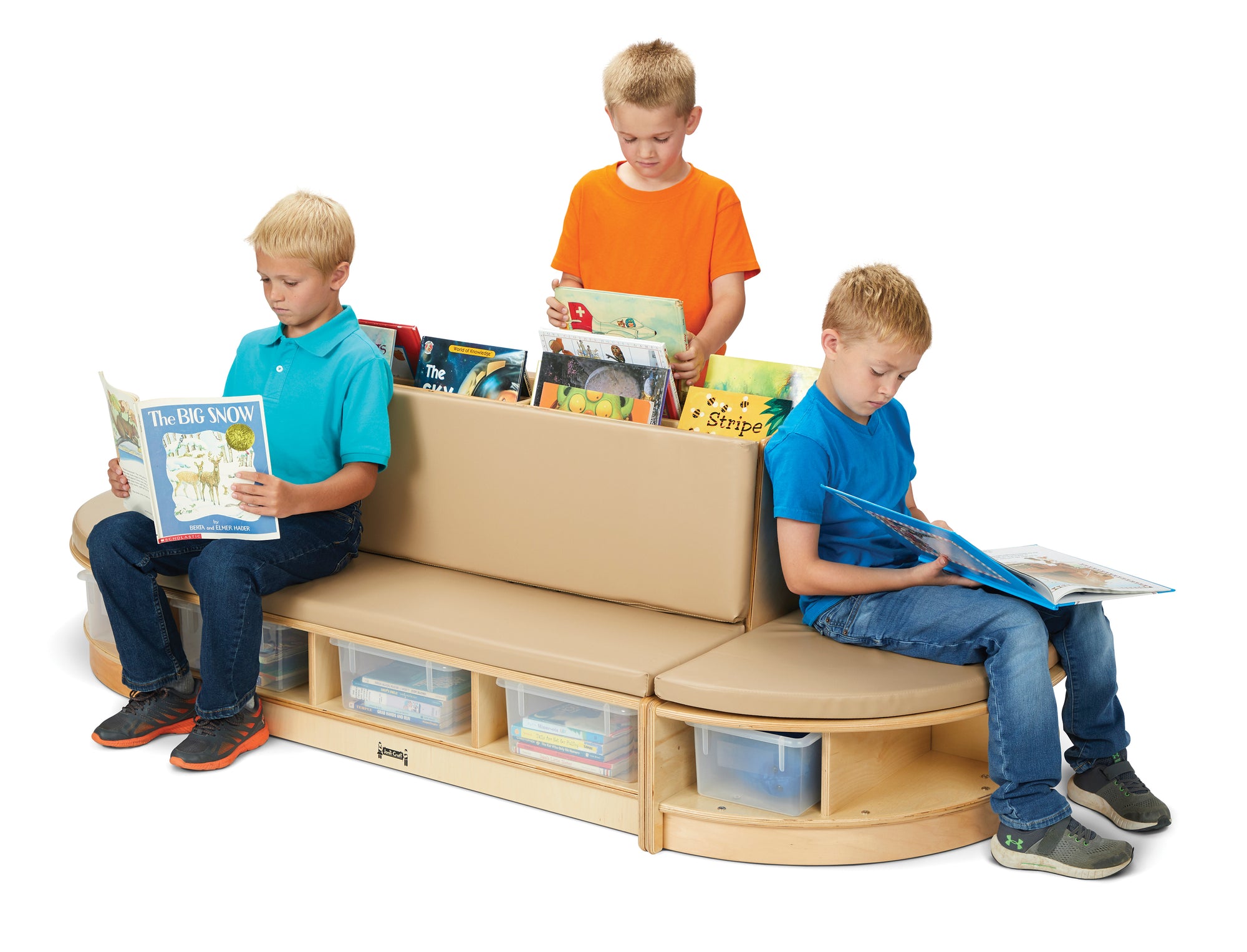 #49030 Jonti-Craft® Juego de lectura circular de 3 piezas - Trigo