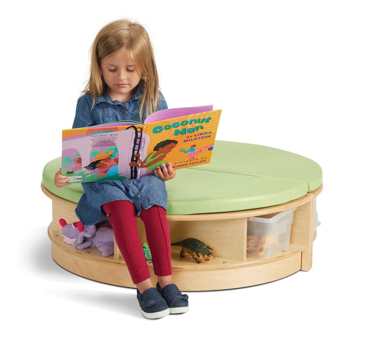 #59792 Jonti-Craft® Read-a-Round Island - Key Lime