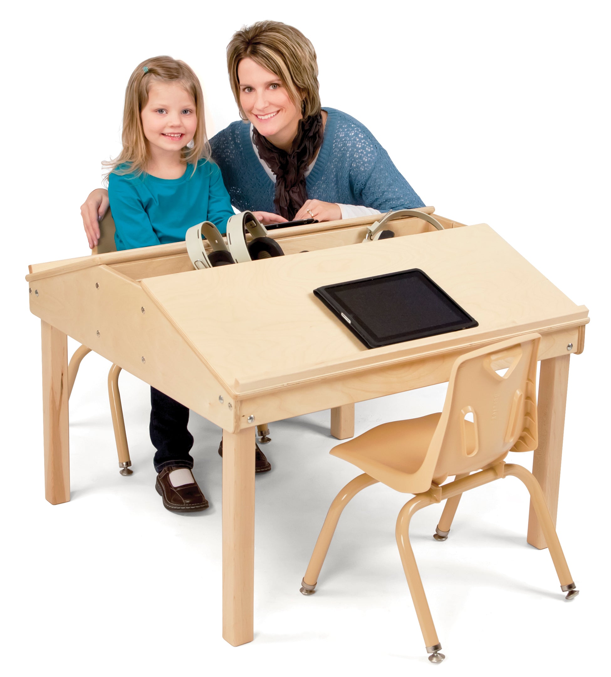#1206 Jonti-Craft® Quad Tablet And Reading Table - 24.5” High
