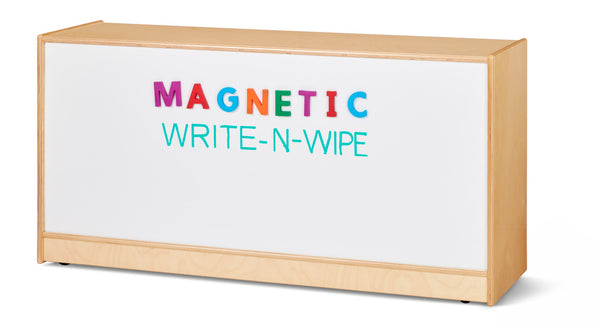 #59691 Jonti-Craft® Toddler Single Mobile Storage Unit - Magnetic Write-n-Wipe Back