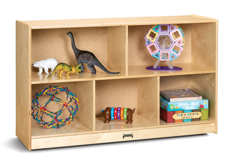 #59699 Jonti-Craft® Low Single Mobile Storage Unit - 18" Deep - Magnetic Write-n-Wipe Back