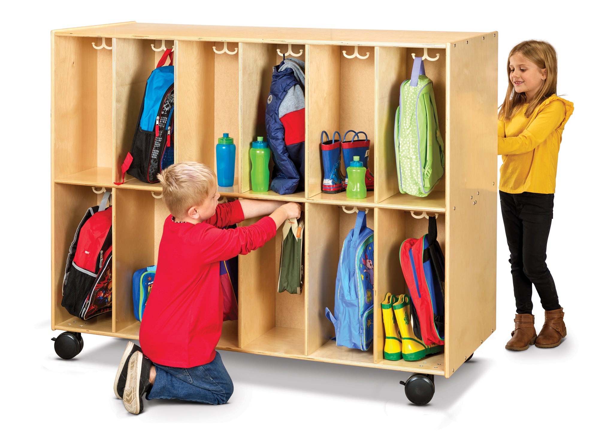 #59034 Jonti-Craft® 24 Section Mobile Backpack Cubbie