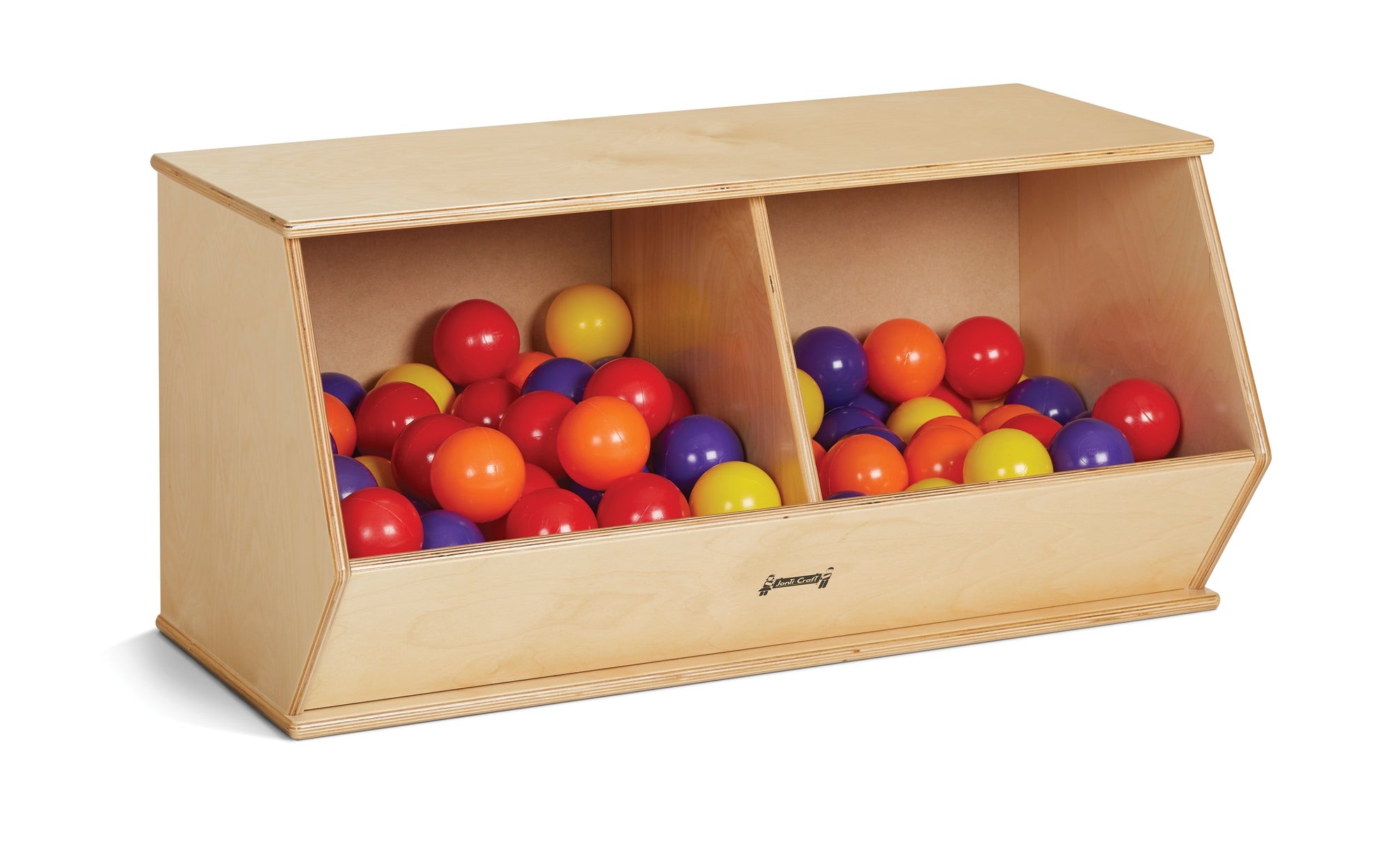 #49033 Jonti-Craft® Stacking Beveled Crate – Duplex