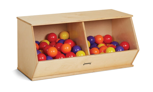 #49033 Jonti-Craft® Stacking Beveled Crate – Duplex